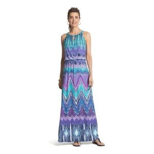 Chico’s - Jill - Ikat Print - Maxi Dress